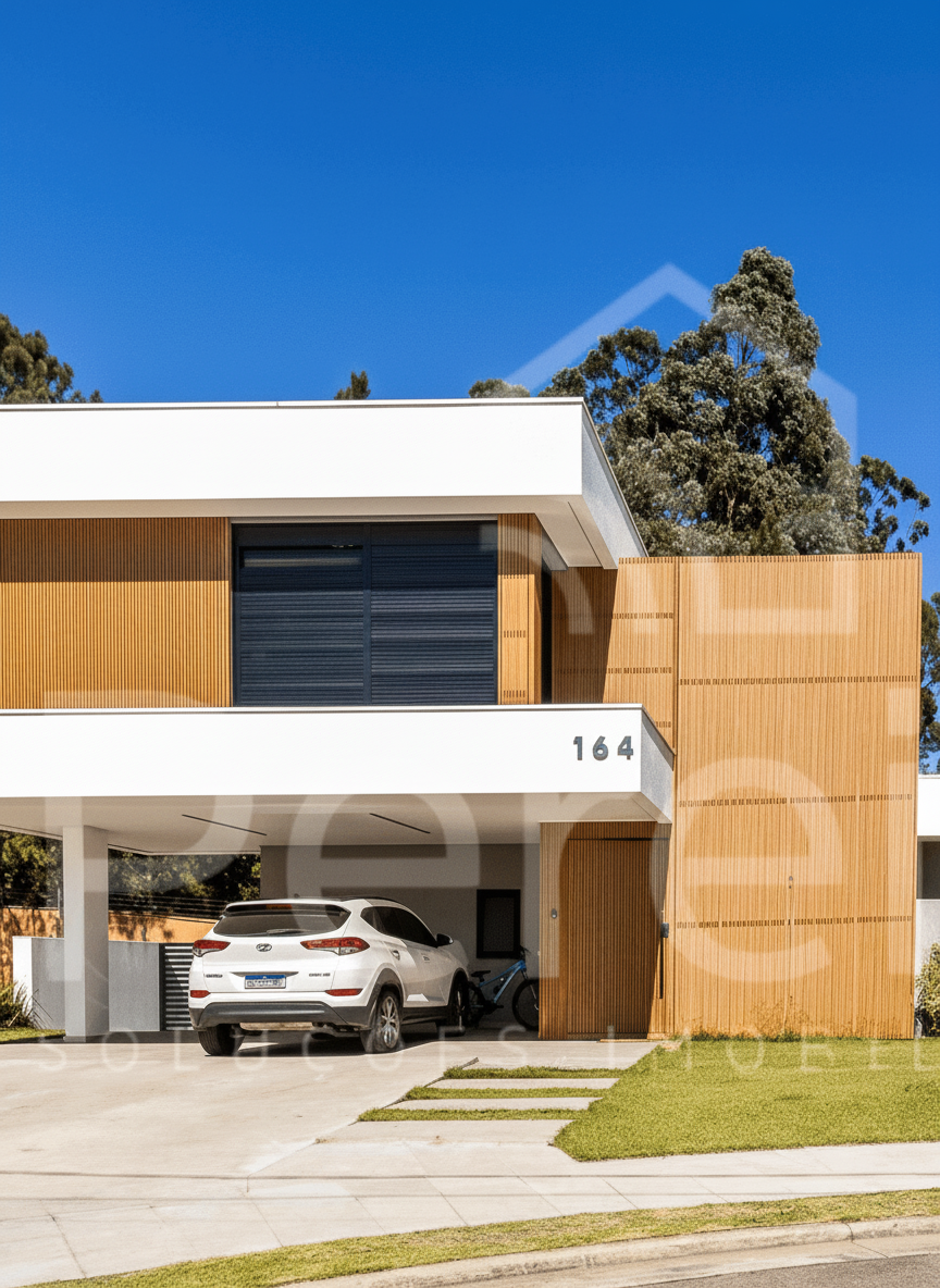 Casa Contemporânea com Piscina Aquecida e Vista Permanente